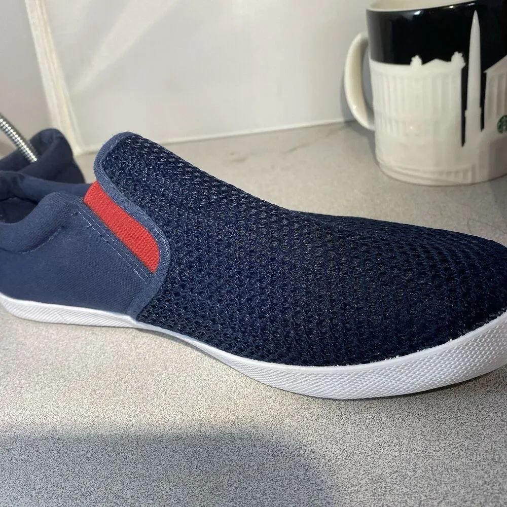 Tommy Bahama Kamiki Lined Mens 8 Blue Mesh Lifestyle Shoes Knit